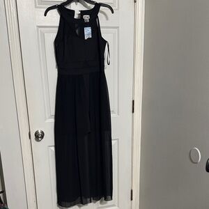 Sweet Storm Black Maxi Dress